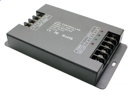 Repetidor/Amplificador RGB de 12V-24V 288W 3x 8A