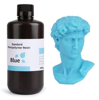 Resina p/ Impressão 3D 1Kg Standard (Azul) - ELEGOO