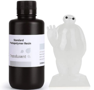 Resina p/ Impressão 3D 1Kg Standard (Transparente) - ELEGOO