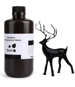 Resina p/ Impressão 3D 1Kg Standard (Preto) - ELEGOO