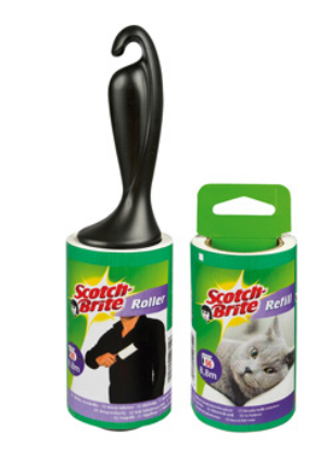 Rolo Anti Borboto Com Suporte Ergonomico E Folhas Pre cortadas 56 Usos - 3M