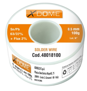 Rolo de Solda 60/40 0,5mm (100g) - XDOME