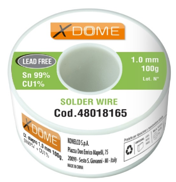 Rolo de Solda SN99/CU1 1mm (100g) - XDOME