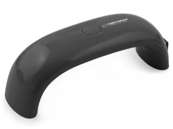 Secador Ultravioleta LED 9W (Secagem Cola, Unhas Gel, Lacas, etc) Preto - ESPERANZA