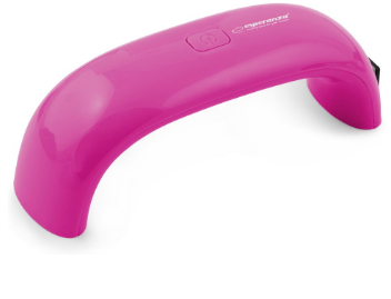 Secador Ultravioleta LED 9W (Secagem Cola, Unhas Gel, Lacas, etc) Rosa - ESPERANZA