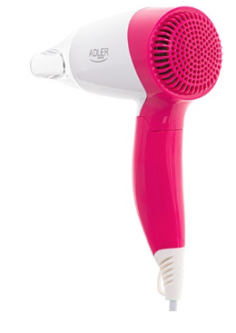 Secador de Cabelo 1200W (Branco) - ADLER