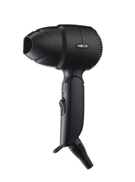 Secador de Cabelo de Viagem 1200W Dobrável (Preto) -MUVIP