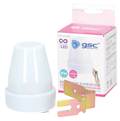 Sensor Luz Controlo Interruptor Crepuscular (Dia/Noite) 220V 10A 2000W - GSC