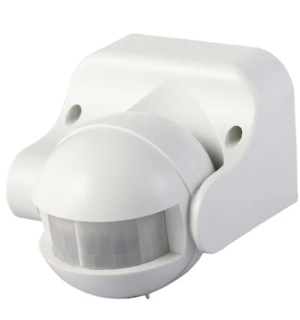 Sensor de Movimento PIR Branco 220V 180º