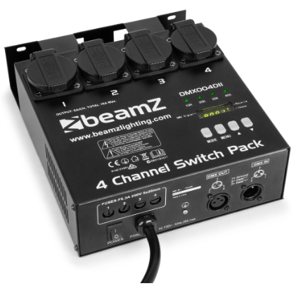 Sequenciador DMX DMX512 com 4 Canais (5A Canal) - beamZ