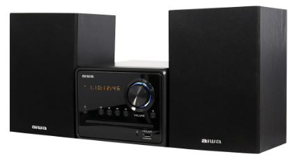Sistema Hi-Fi 10W+10W RMS MSBTU-300 (Preto) - AIWA