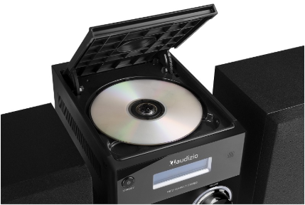 Sistema Hi-Fi Metz 30W Bluetooh/CD/DAB+/FM/USB (Preto) - AUDIZIO