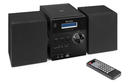 Sistema Hi-Fi Metz 30W Bluetooh/CD/DAB+/FM/USB (Preto) - AUDIZIO