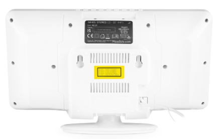 Sistema Hi-Fi Stereo Nimes 50W Bluetooh/CD/FM/USB (Branco) - AUDIZIO