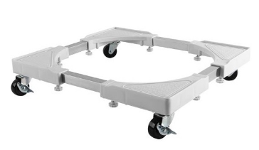 Suporte/Base Ajustável c/ Rodas p/ Frigoríficos e Máquinas de Lavar Roupa (Máx. 200Kg) - CROMAD