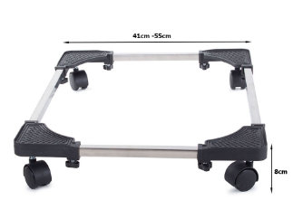 Suporte Base Amovivel c/ Rodas p/ Máquina Lavar-Secar (Máx. 38Kg)