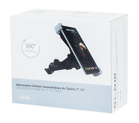 Suporte Universal de Tablets 7" a 11" p/ Carro c/ Suporte Encosto Cabeça - BLOW US-26