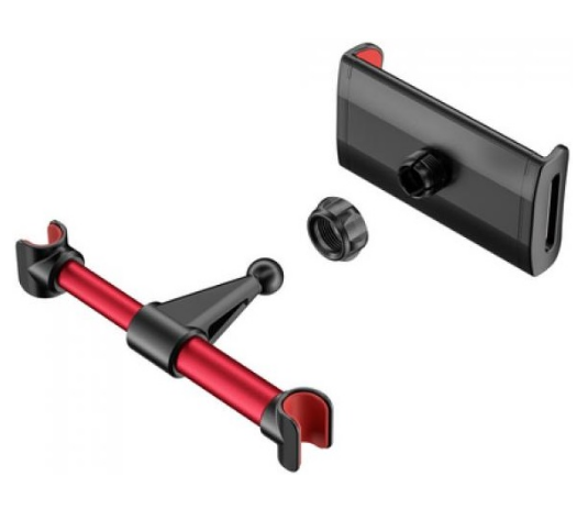 Suporte de Carro p/ Smartphone/Tablet (Preto/Vermelho) - AISENS