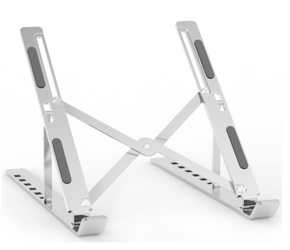 Suporte de Mesa Ajustável p/ Computador e Tablet (Prateado) - AISENS