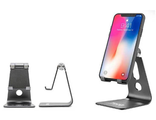 Suporte de Mesa p/ Smartphone (Cinzento) - TooQ