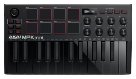 Teclado Controlador Compacto MPK Mini MK3 (Preto) - AKAI