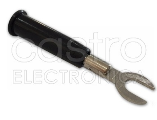Terminal Forquilha 6mm - Preto