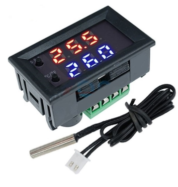 Termostato Digital LED Controlador Temperatura Duplo - W1209WK