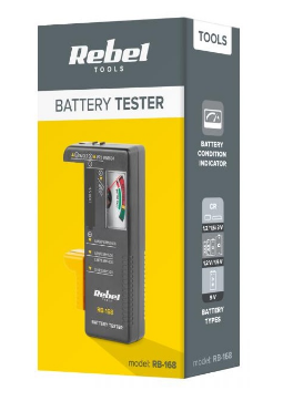 Testador de Baterias Universal AA/AAA/C/D/9V - REBEL RB-168