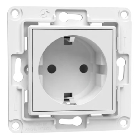 Tomada de Parede p/ Módulos Shelly (Branco) - Shelly Wall Socket