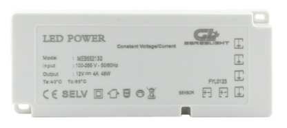 Transformador Electrónico p/ LEDs 12V 48W