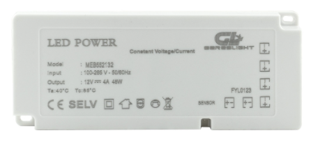 Transformador Electrónico p/ LEDs 12V 48W