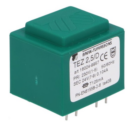 Transformador Encapsulado 2,5VA 24V / 0,104A