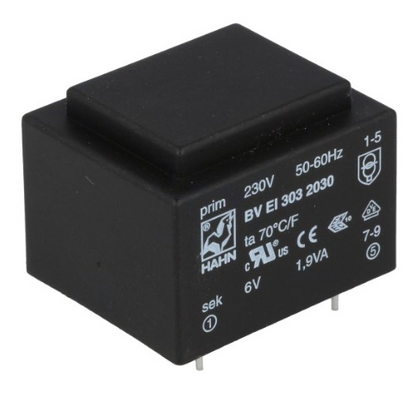 Transformador Encapsulado 6V 1,9VA 316mA