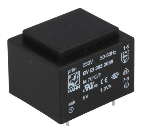 Transformador Encapsulado 6V 1,9VA 316mA