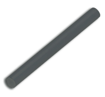 Tubo Cola Quente (Ø11x300mm) - Preto