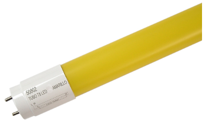 Tubo de LEDs T8 60cm 8W 700Lm 240º (Amarelo)