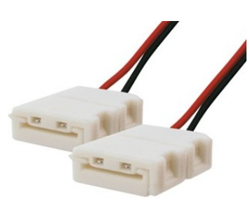 União com Fio p/ Fitas de LED do tipo SMD3528 de 8mm