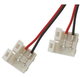 União com Fio p/ Fitas de LED do tipo SMD3528 de 8mm