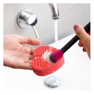 Utensilio de Limpeza p/ Escovas e Pincéis de Maquilhagem (Coração) - INNOVAGOODS