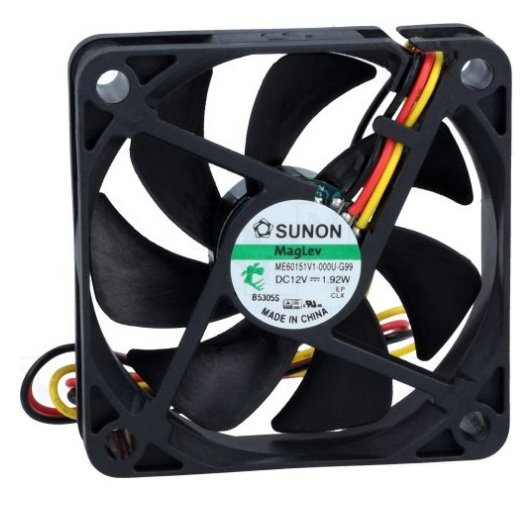 Ventilador p/ PC 60x60x15mm 12V (3 Fios) - SUNON