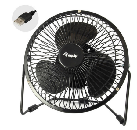 Ventoinha de Mesa 6" c/ USB - EQUIP