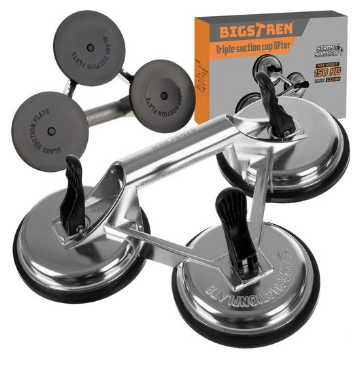 Ventosa Tripla de Alta Potência (150 Kg) - BIGSTREN
