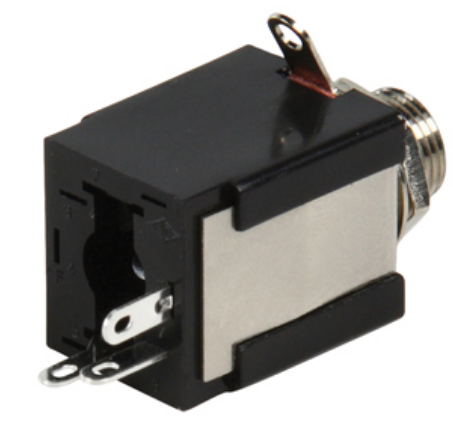 Ficha Jack 6,3mm Painel Stereo Fechada