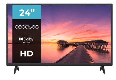 TV 0 Series 0024 LED 24" HD (Preto) - CECOTEC