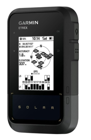 GPS 2.16" eTrex Solar (Preto/Cinzento) - GARMIN
