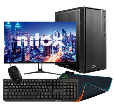 Bundle Computador PC-ATOM + Monitor FHD + Teclado/Rato + Tapete RGB