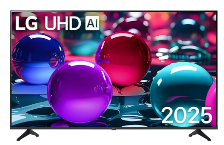 Smart TV 55" Série UA73 (2025) AI 4K Ultra HD Wi-Fi (Preto) - LG