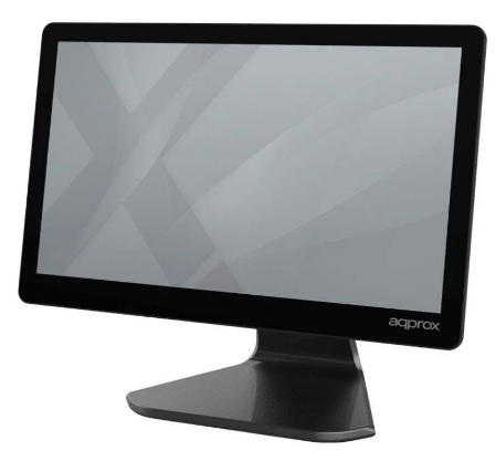 POS Monitor Tactil 15,6" Quad Core Cortex-A55 / 4GB / 64GB SSD (Preto) - APPROX