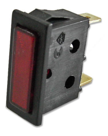 Avisador Retangular Vermelho 220V