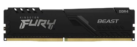 Memória RAM Fury Beast 8GB (1x8GB) DDR4-3733MHz CL19 (Preto) - KINGSTON